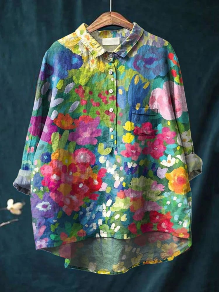 Sophia™ - Watercolor Floral Shirt
