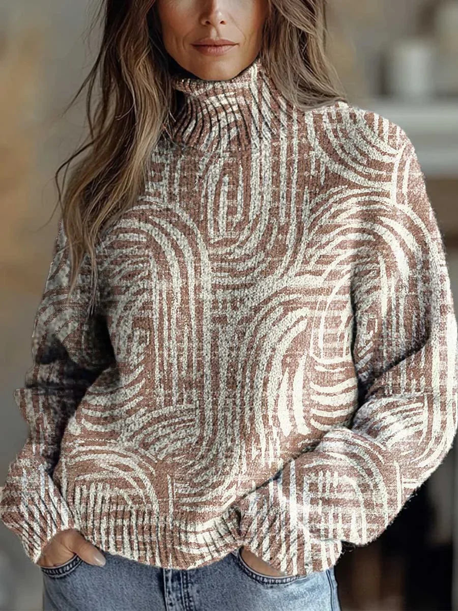 Daelis™ - Cozy Autumn Glow Turtleneck Sweater