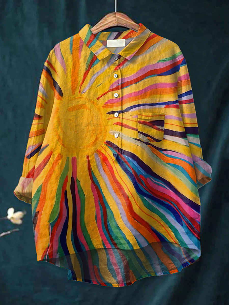 Solara™ - Vibrant Sunburst Shirt