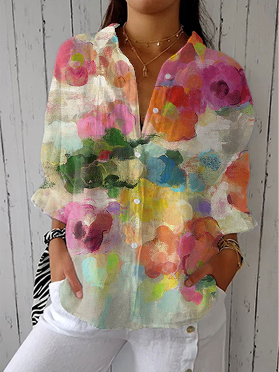Isabelle™ - Watercolor Floral Top