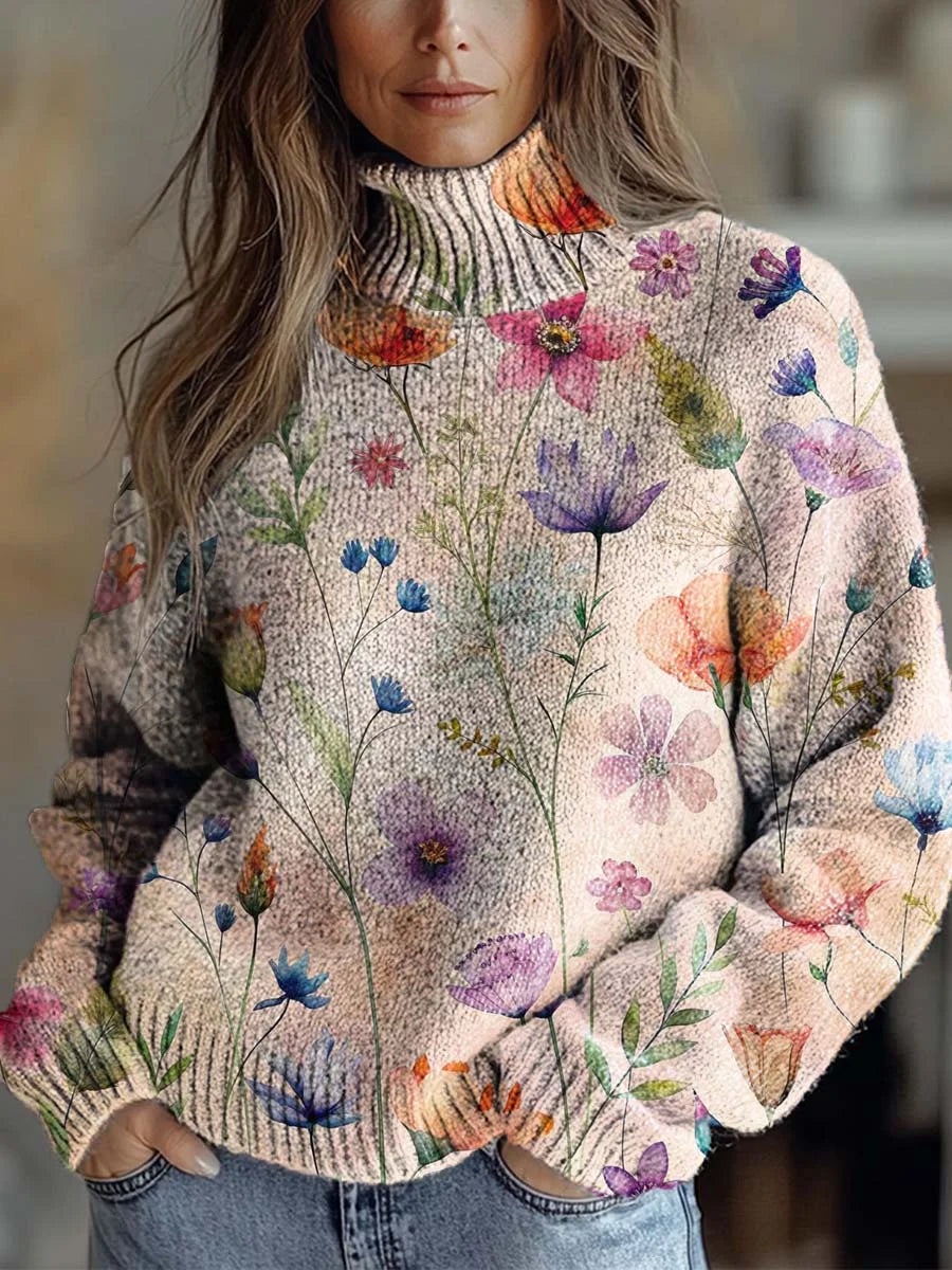 Pryndra™ - Cozy Autumn Radiance Turtleneck Sweater