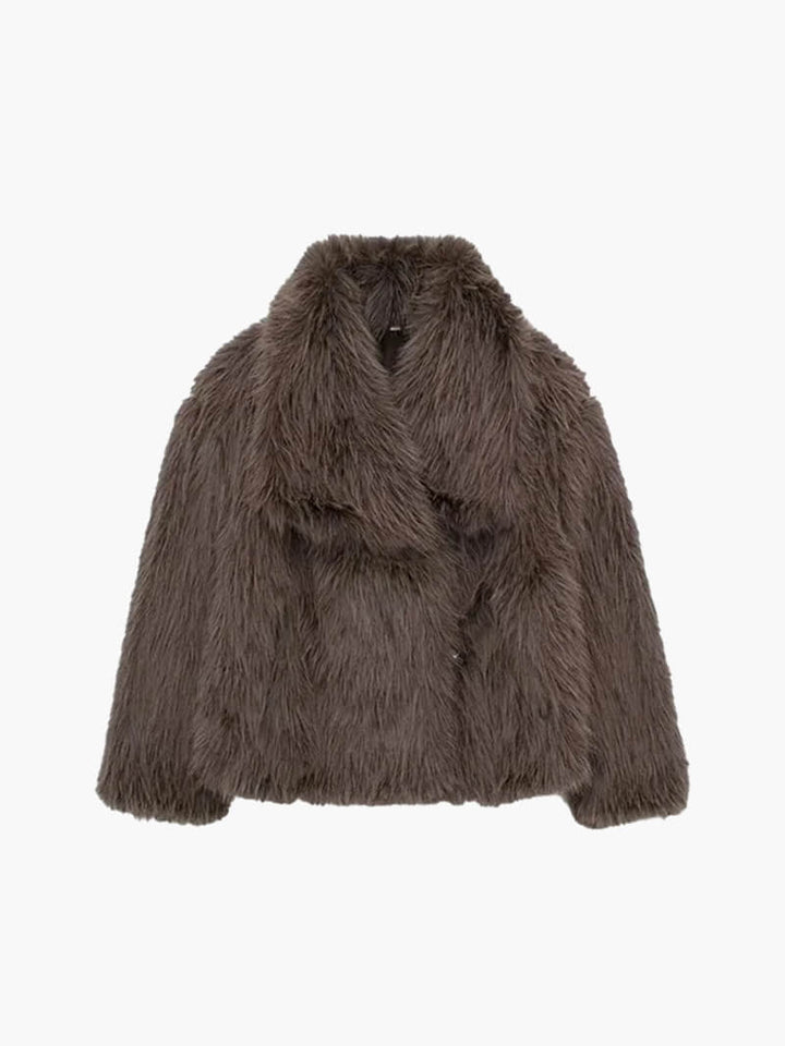 Jenna™ - Luxurious Faux Fur Coat