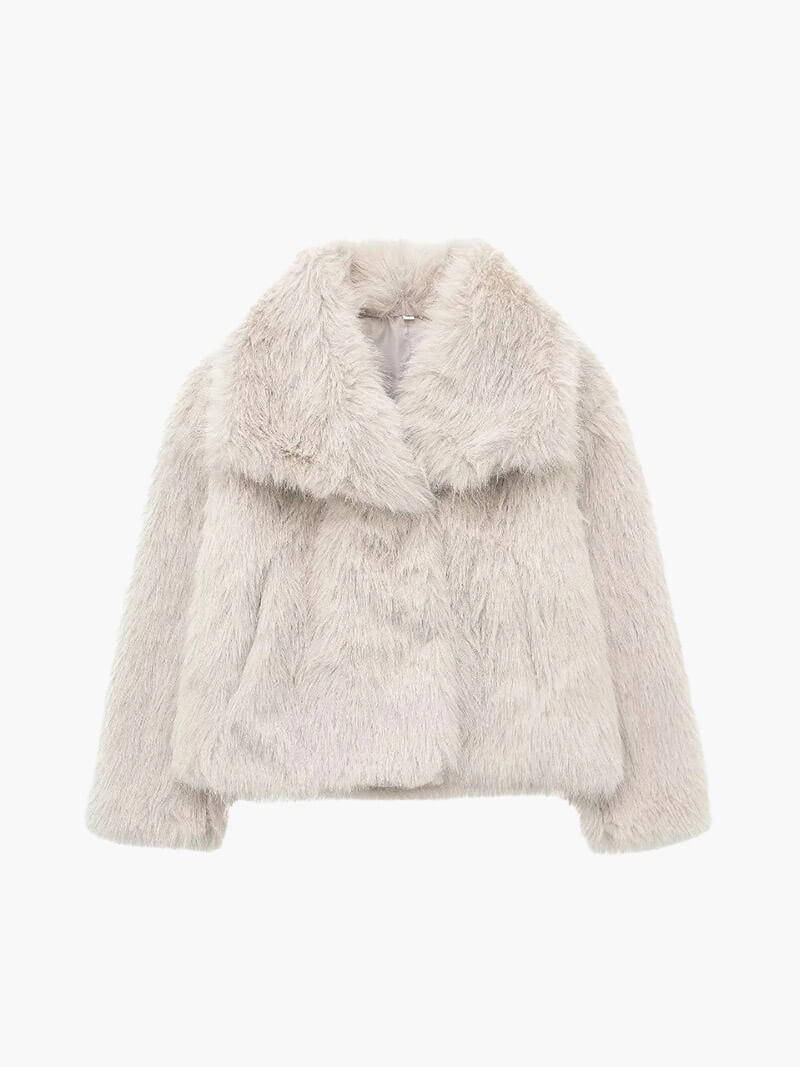 Jenna™ - Luxurious Faux Fur Coat