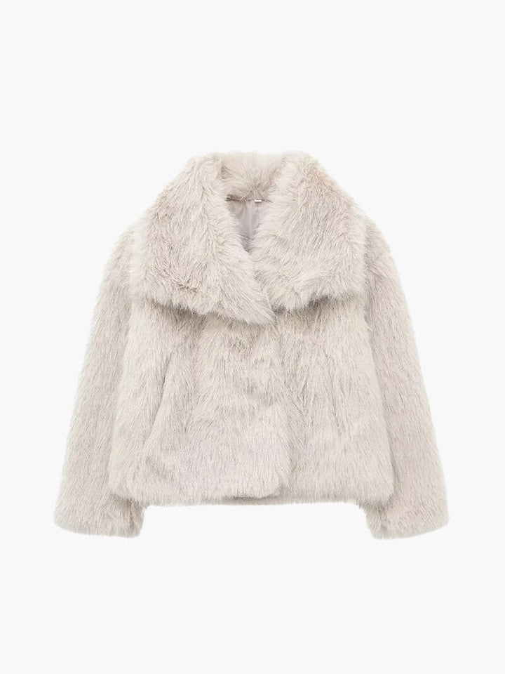 Jenna™ - Luxurious Faux Fur Coat
