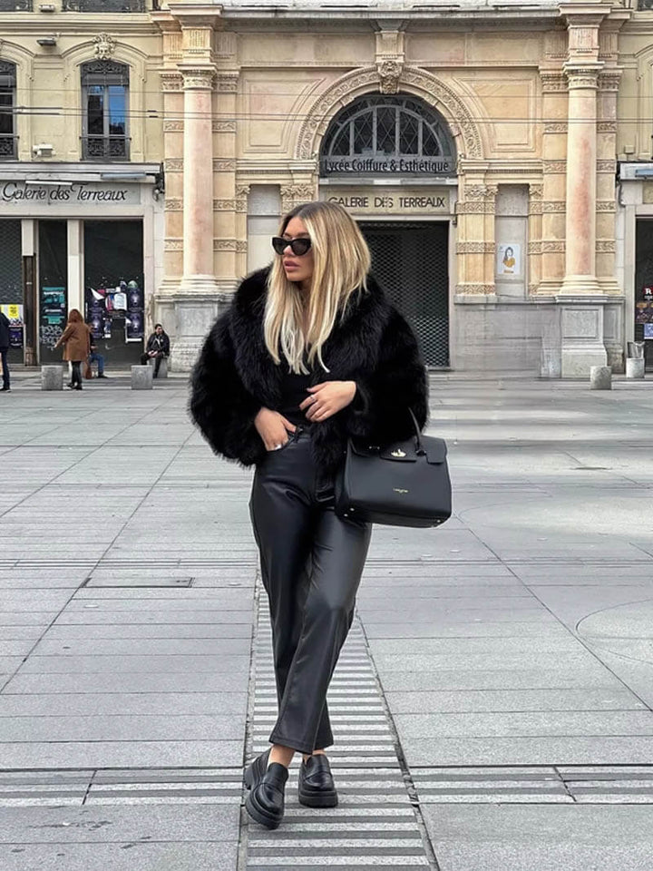 Jenna™ - Luxurious Faux Fur Coat