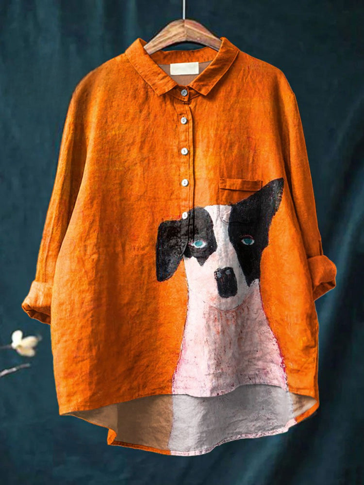 Logan™ - Artistic Canine Print Shirt