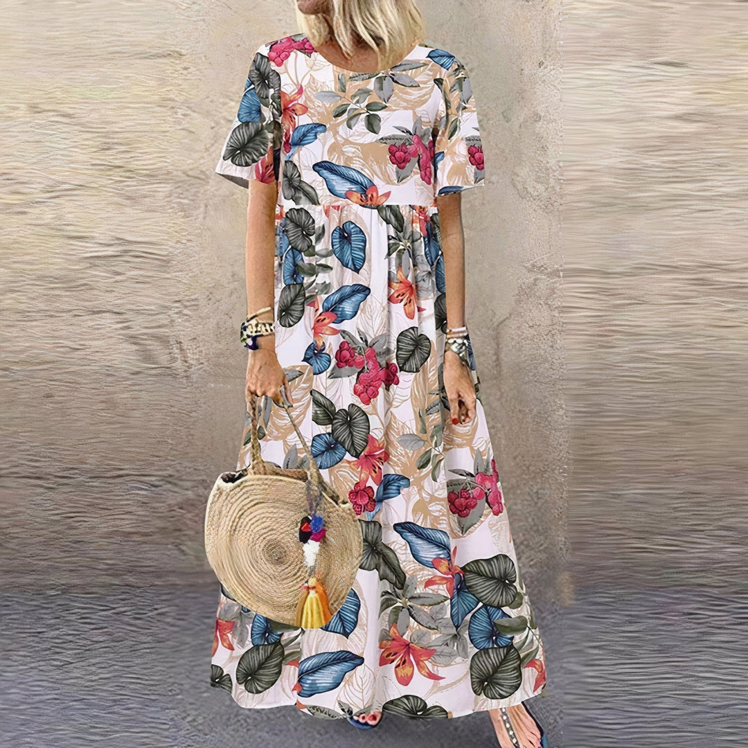 Isla™ - Elegant Floral Dress for Comfort