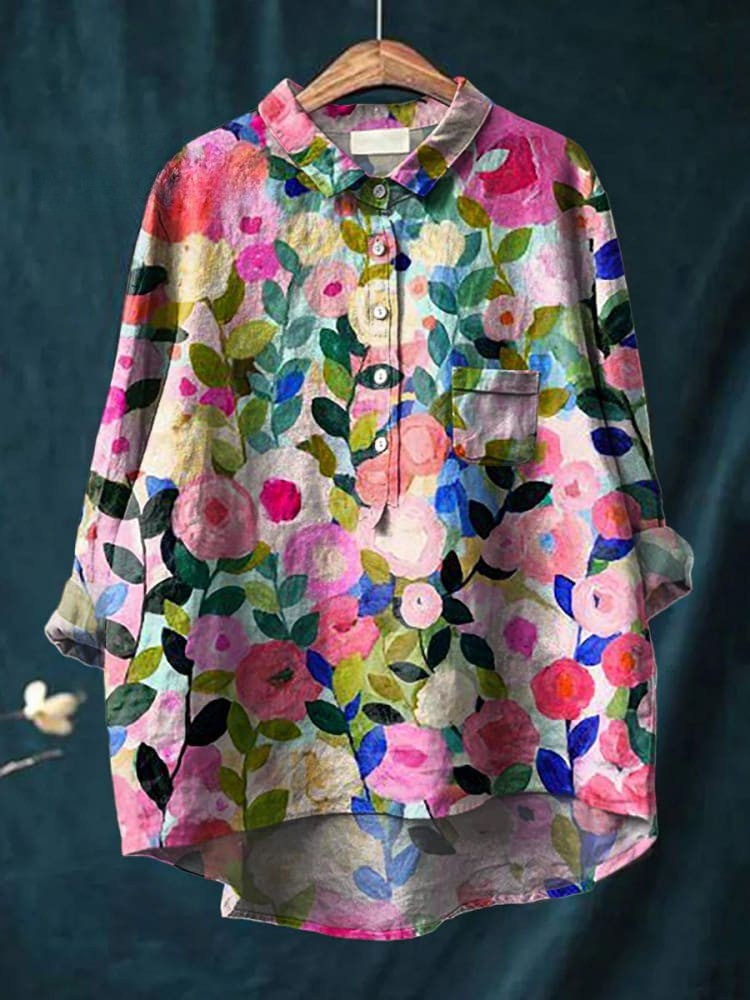 Isabelle™ - Bold Floral Blouse