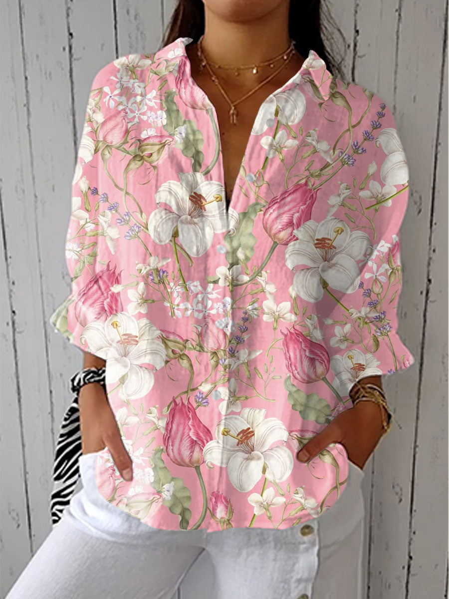 Frances™ - Chic Floral Blouse