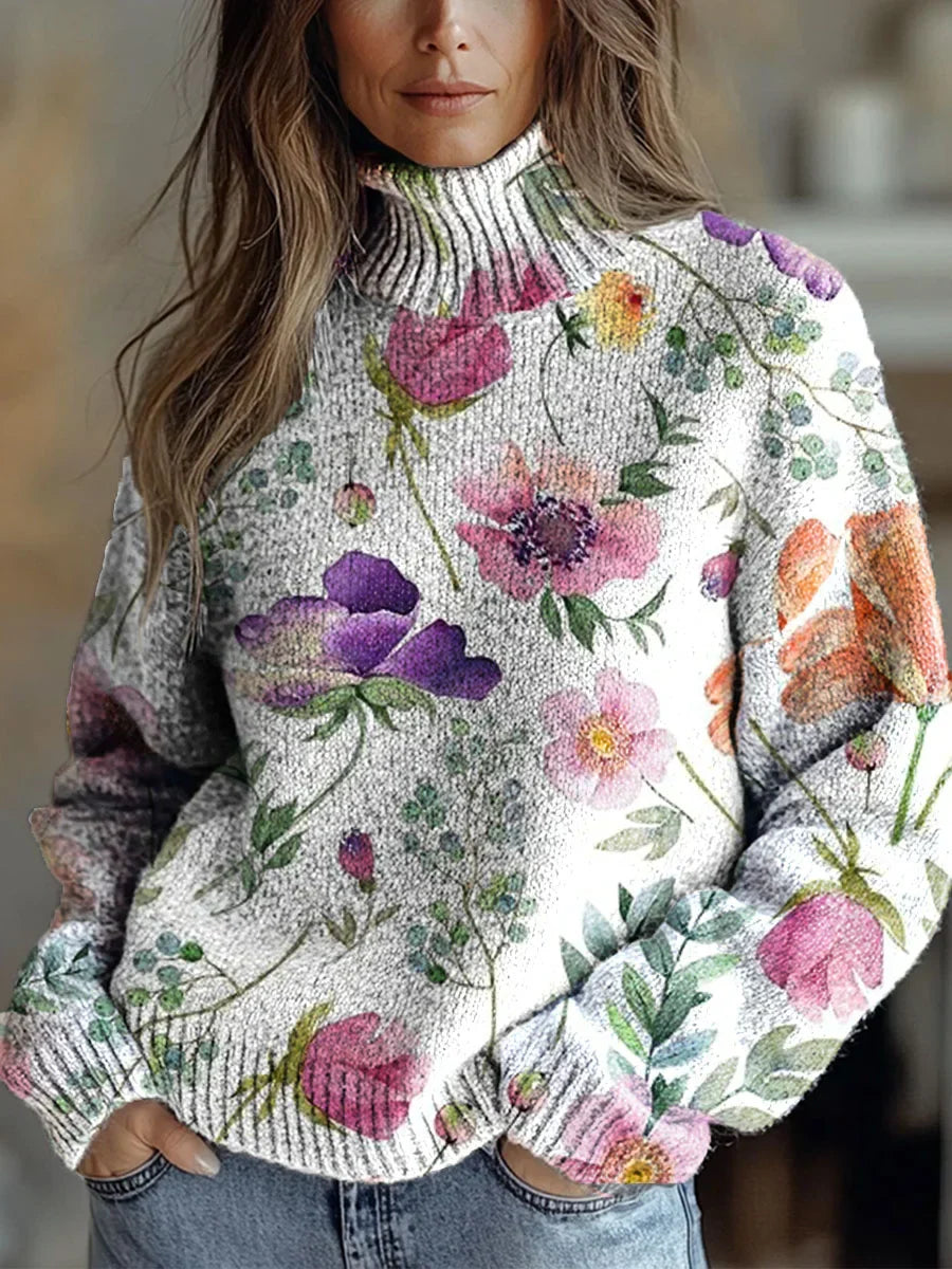 Helyra™ - Cozy Autumn Radiance Turtleneck Sweater