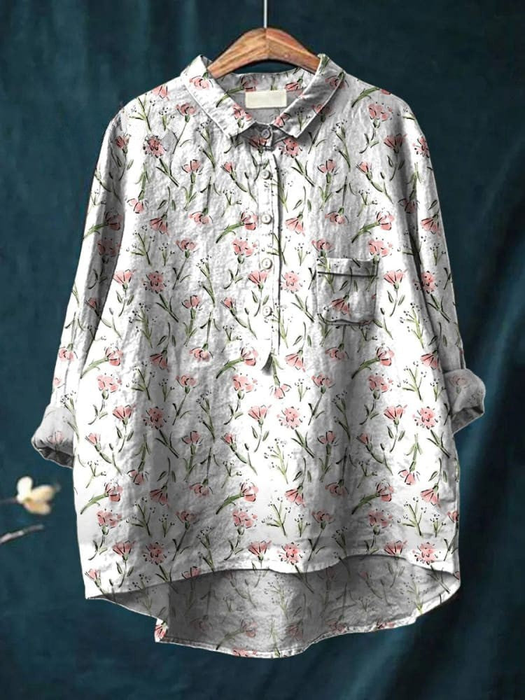 Emma™ - Floral Serenity Blouse