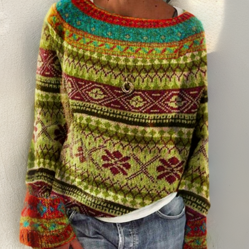 Cara™ - Chic Artisan Sweater