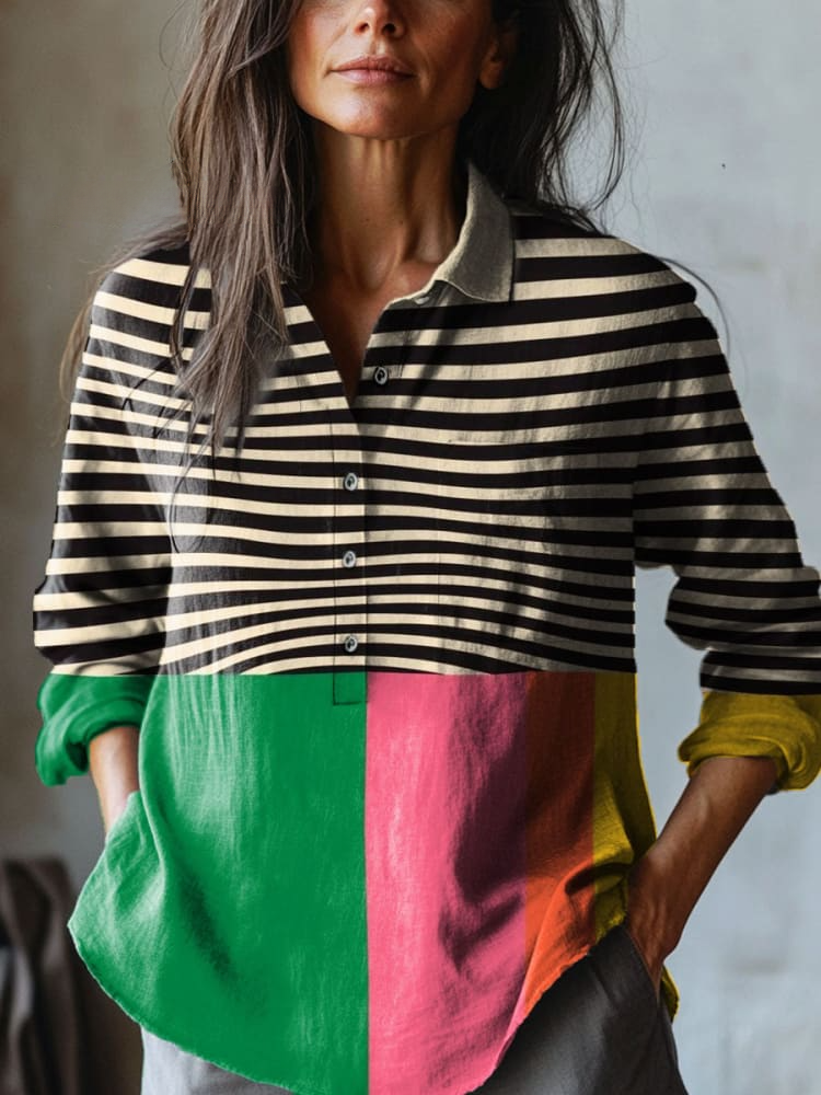 Ava™ - Striking Harmony Blouse