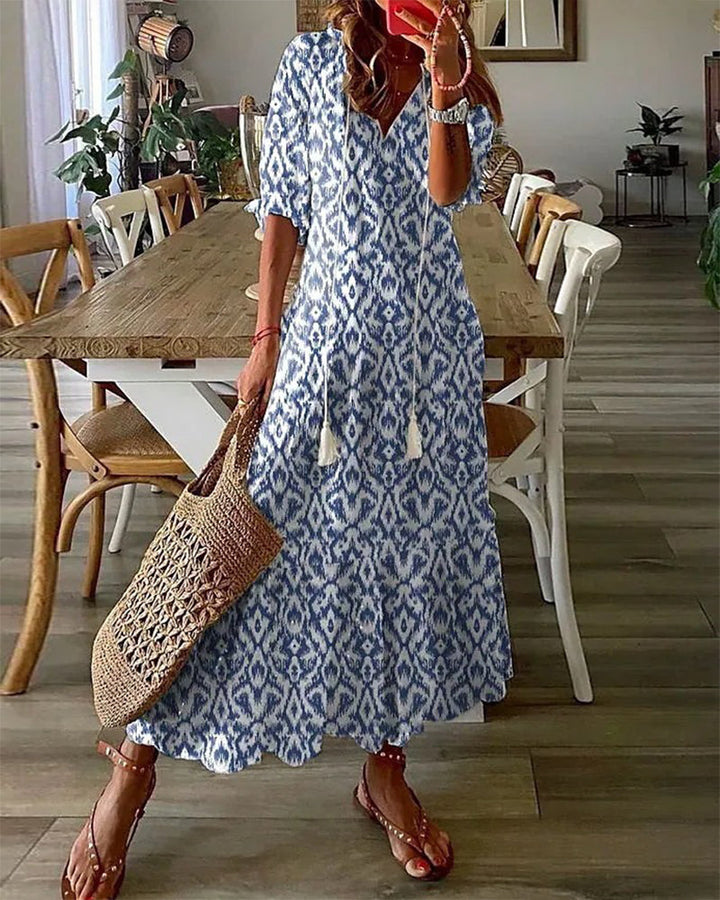 Dianna™ - Bohemian Tummy Coverage Dress