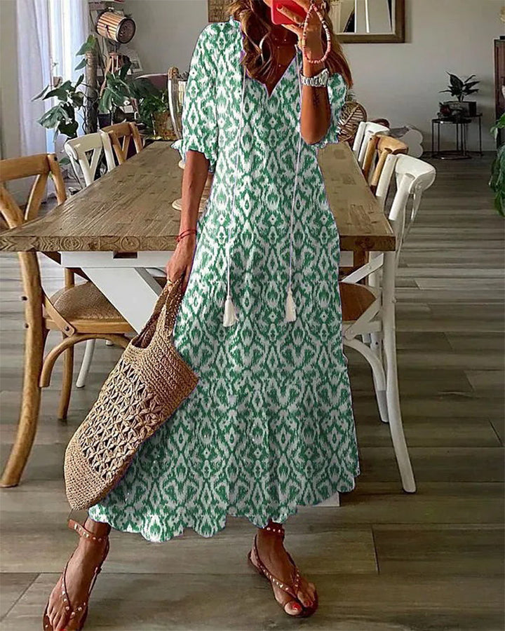 Dianna™ - Bohemian Tummy Coverage Dress