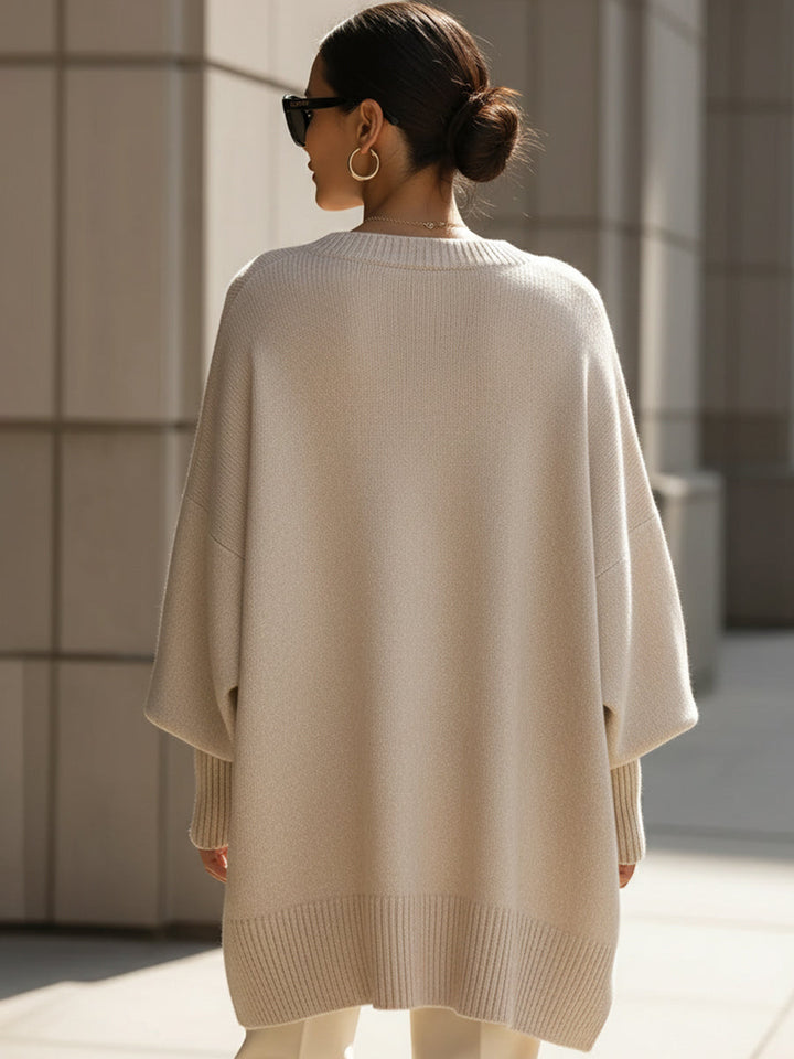 Alina™ - Sleek Minimalist Knit Sweater