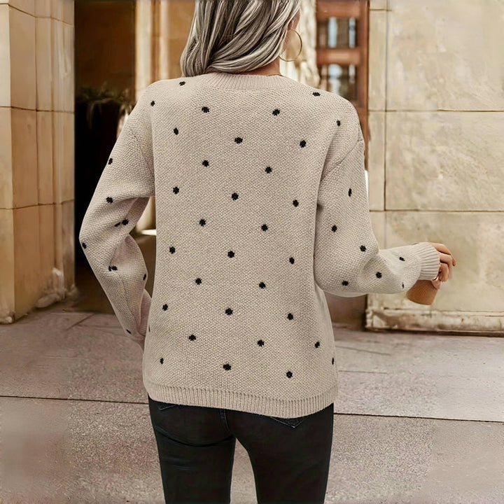 Romy™ - Snug Dot Knit Sweater