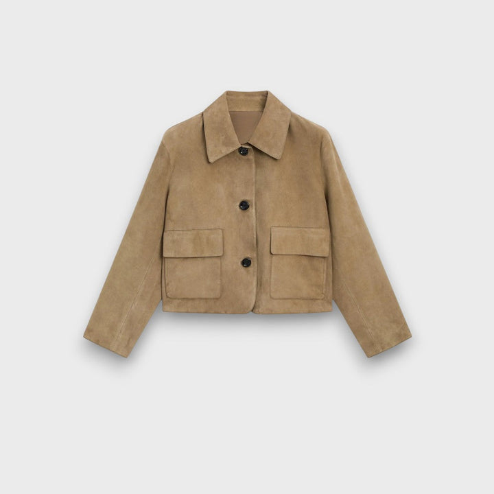 Naomi™ - Classic Cut Elegant Suede Jacket