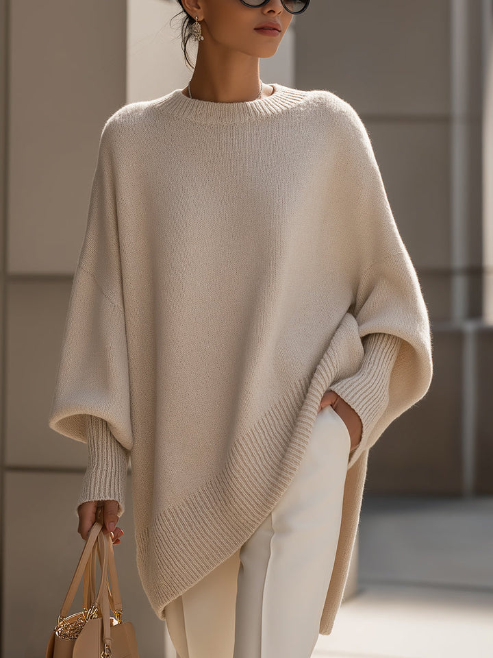 Alina™ - Sleek Minimalist Knit Sweater