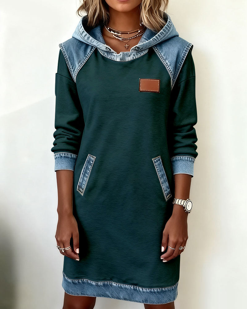 Niva™ - Chic Hooded Dress with a Versatile Design