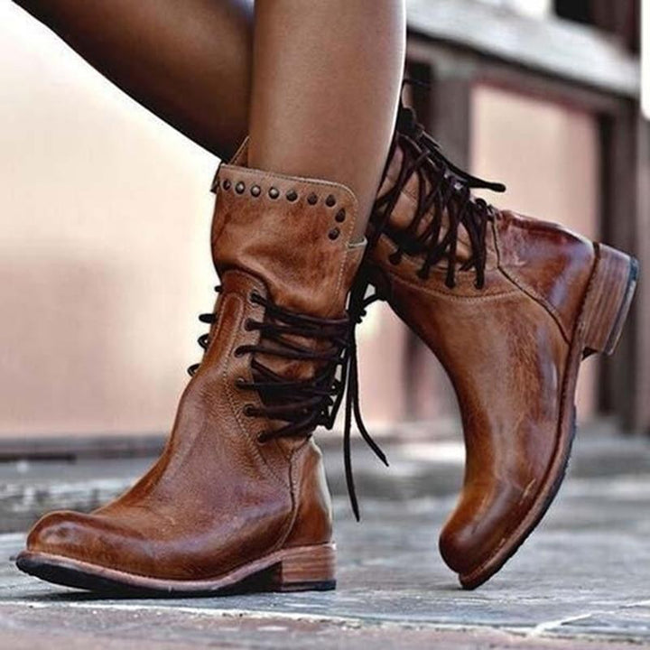 Anita™ - Chic Leather Booties