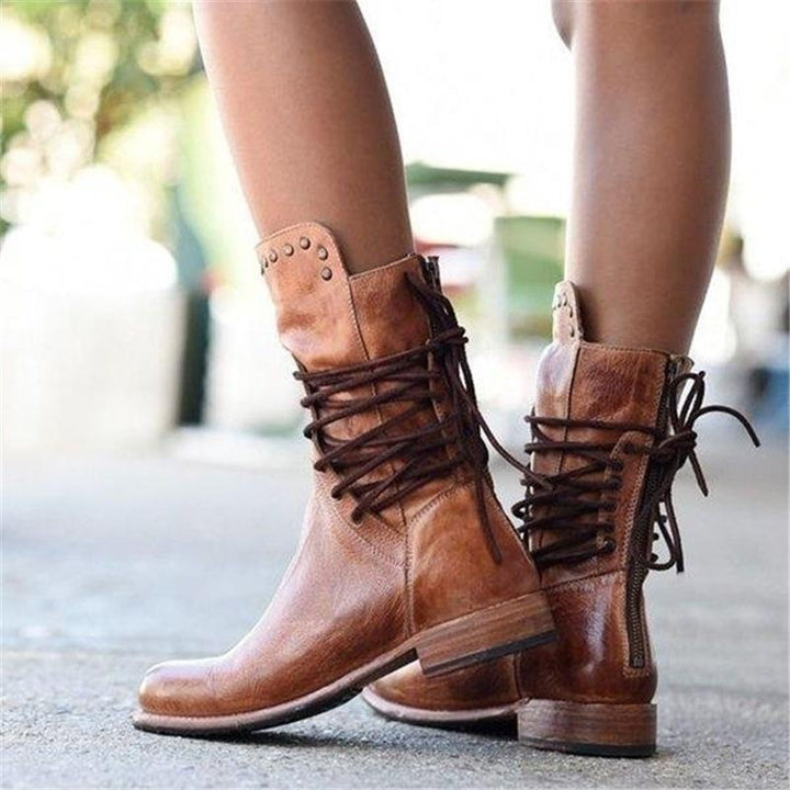 Anita™ - Chic Leather Booties