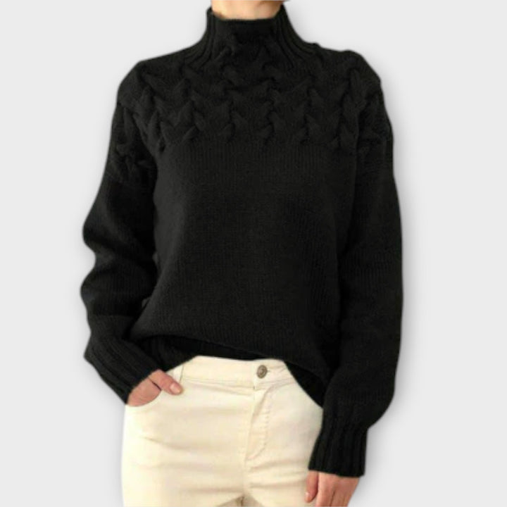 Eva™ - Cozy Chunky Cable Knit Sweater for Women