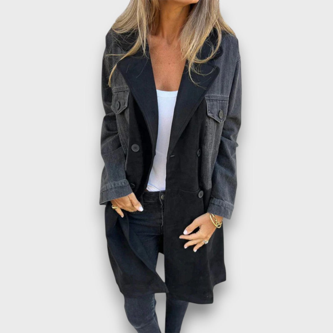Ariana™ - Denim & Faux Suede Jacket