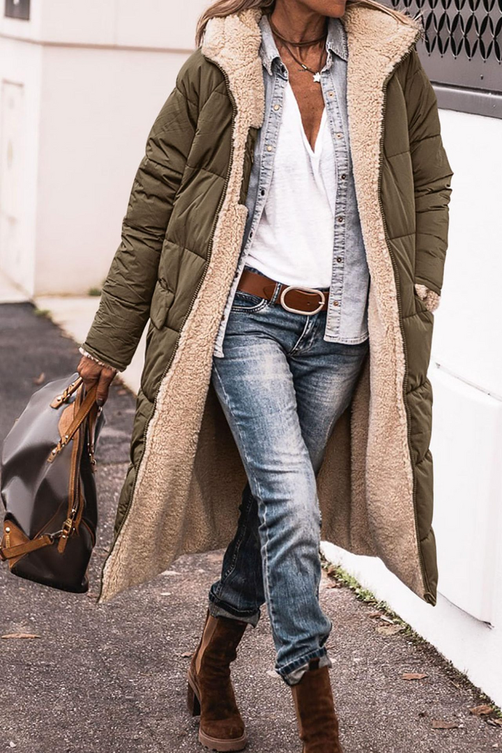 Johna™ - Deluxe Reversible Sherpa Coat