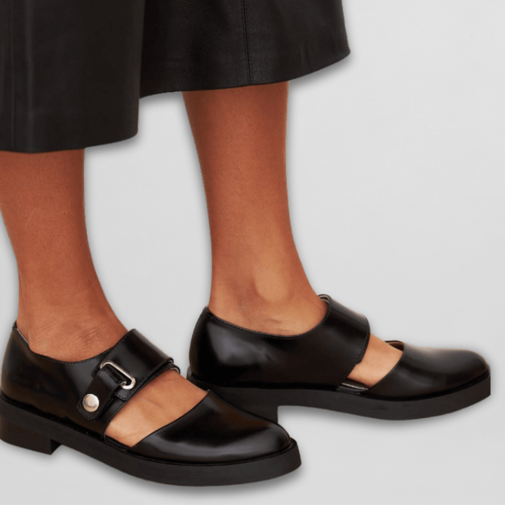Sara™ - Timeless Mary Janes with Adjustable Buckle