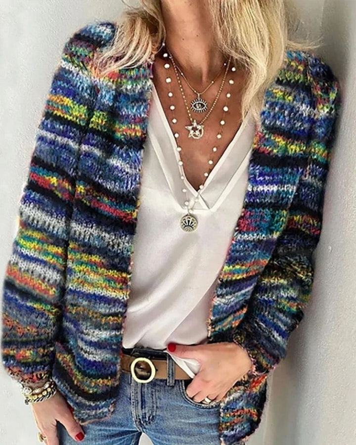 Sarai™ - Faux Knit Cardigan Jacket