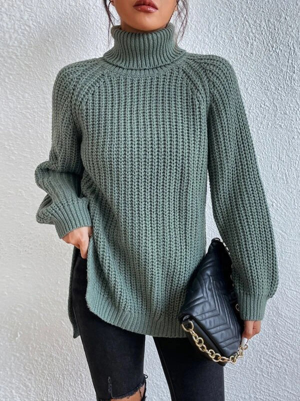 Ashlee™ - Cozy Chunky Knit Turtleneck Sweater