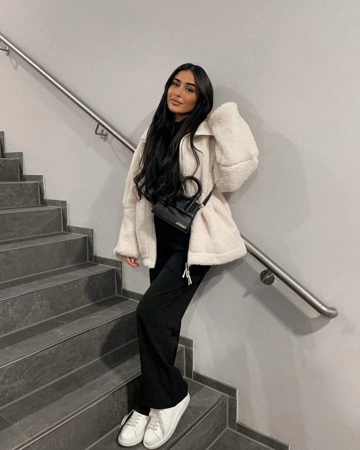 Aven™ - Modern Silhouette Cozy Teddy Coat