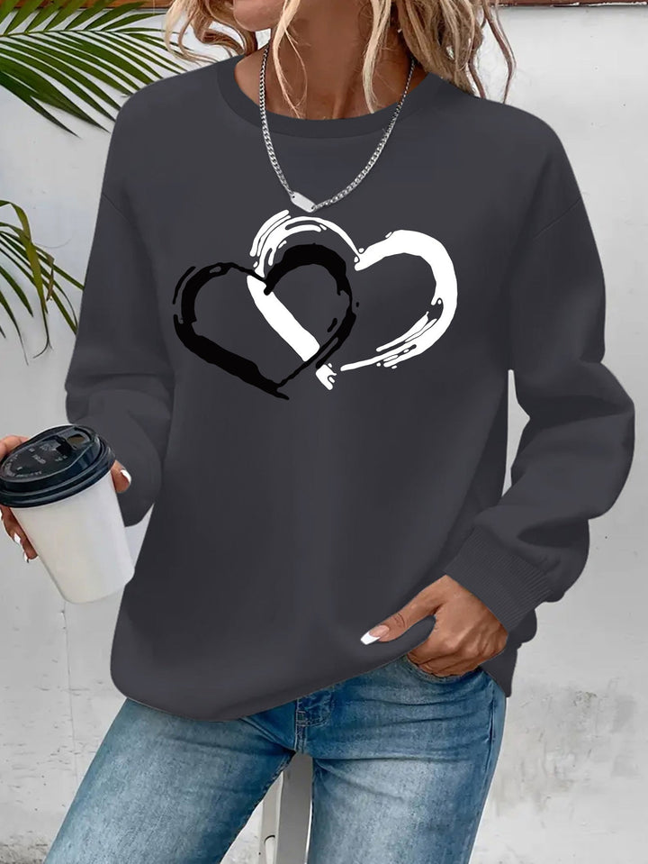 Sharyn™ - Chic Heart Sweater