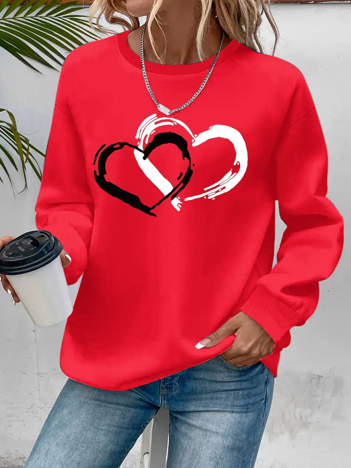 Sharyn™ - Chic Heart Sweater