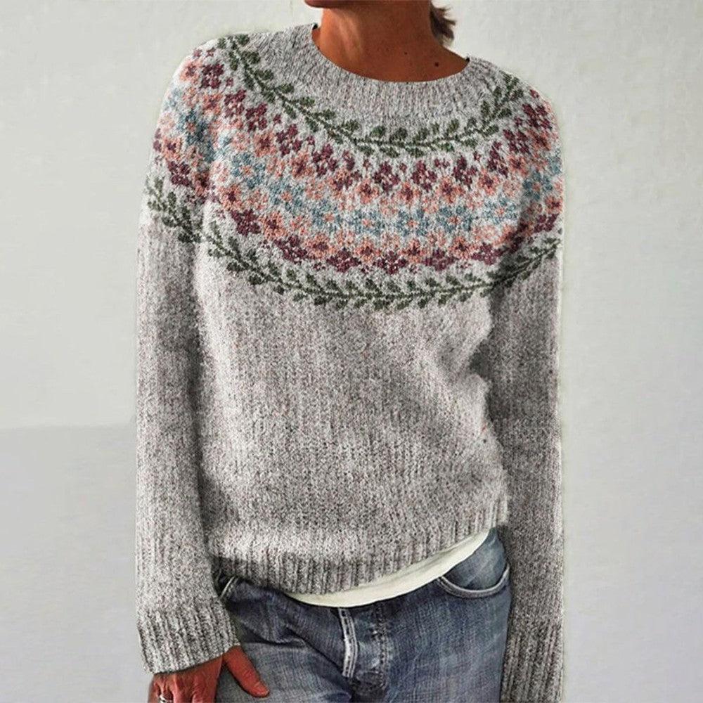 Bridget™ - Retro Icelandic Sweater