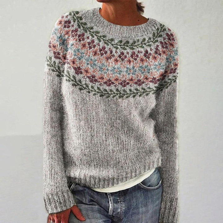 Bridget™ - Retro Icelandic Sweater