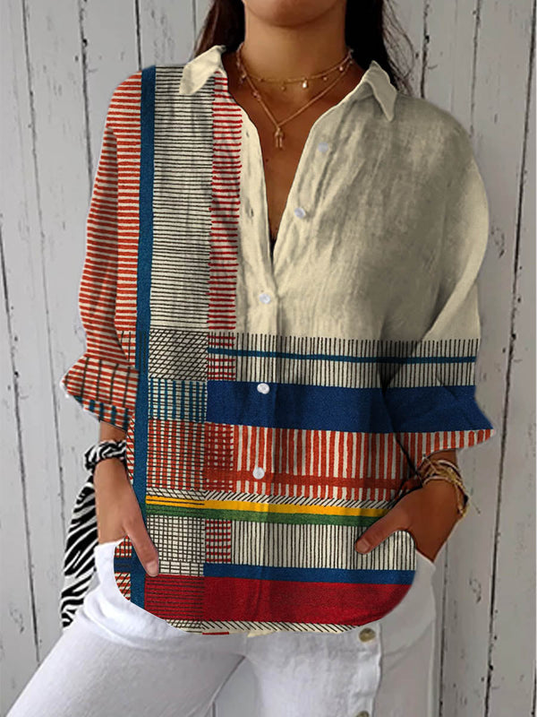 Elaine™ - Artistic Patterned Blouse