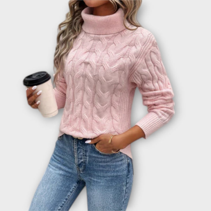 Amelia™ - Stylish Knit Roll Neck Sweater