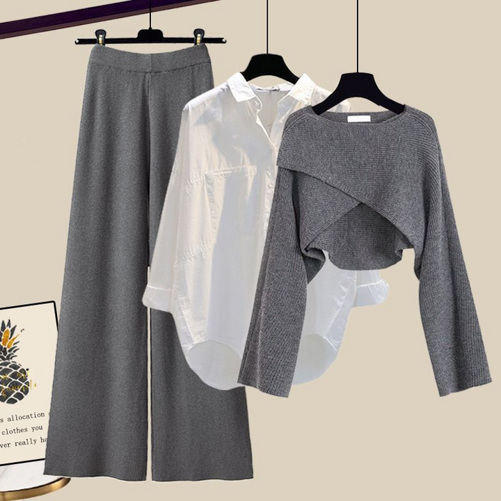 Jane™ - Relaxed 3-Piece Long Sleeve Ensemble