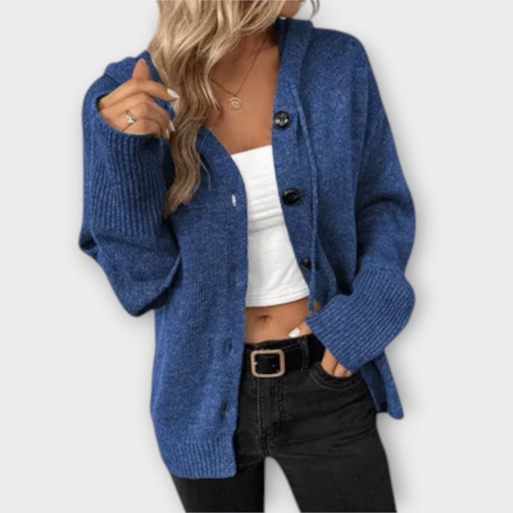 Brittan™ - Knitted Cardigan with Button Front