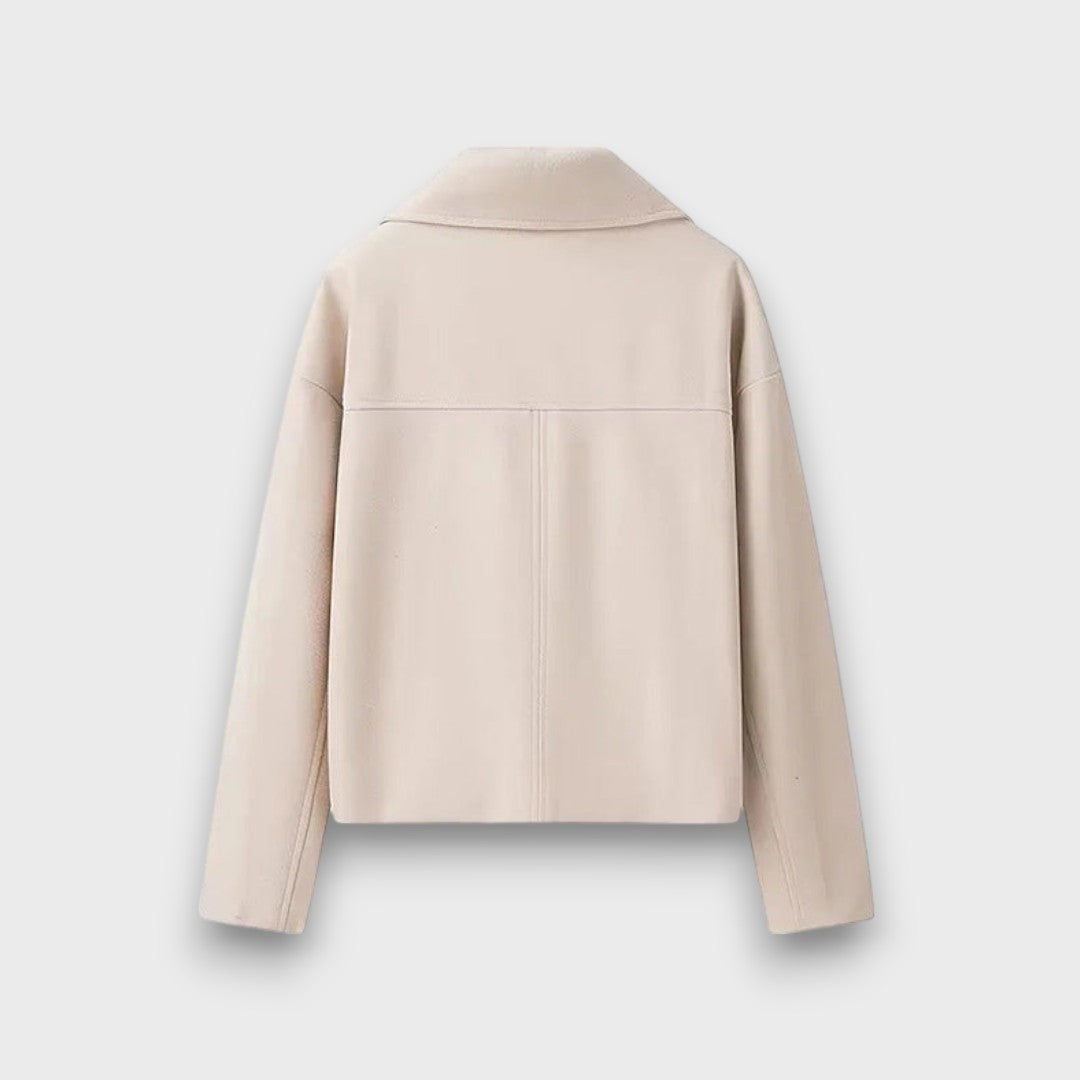 Pinalle™ - Notched Collar Short Coat