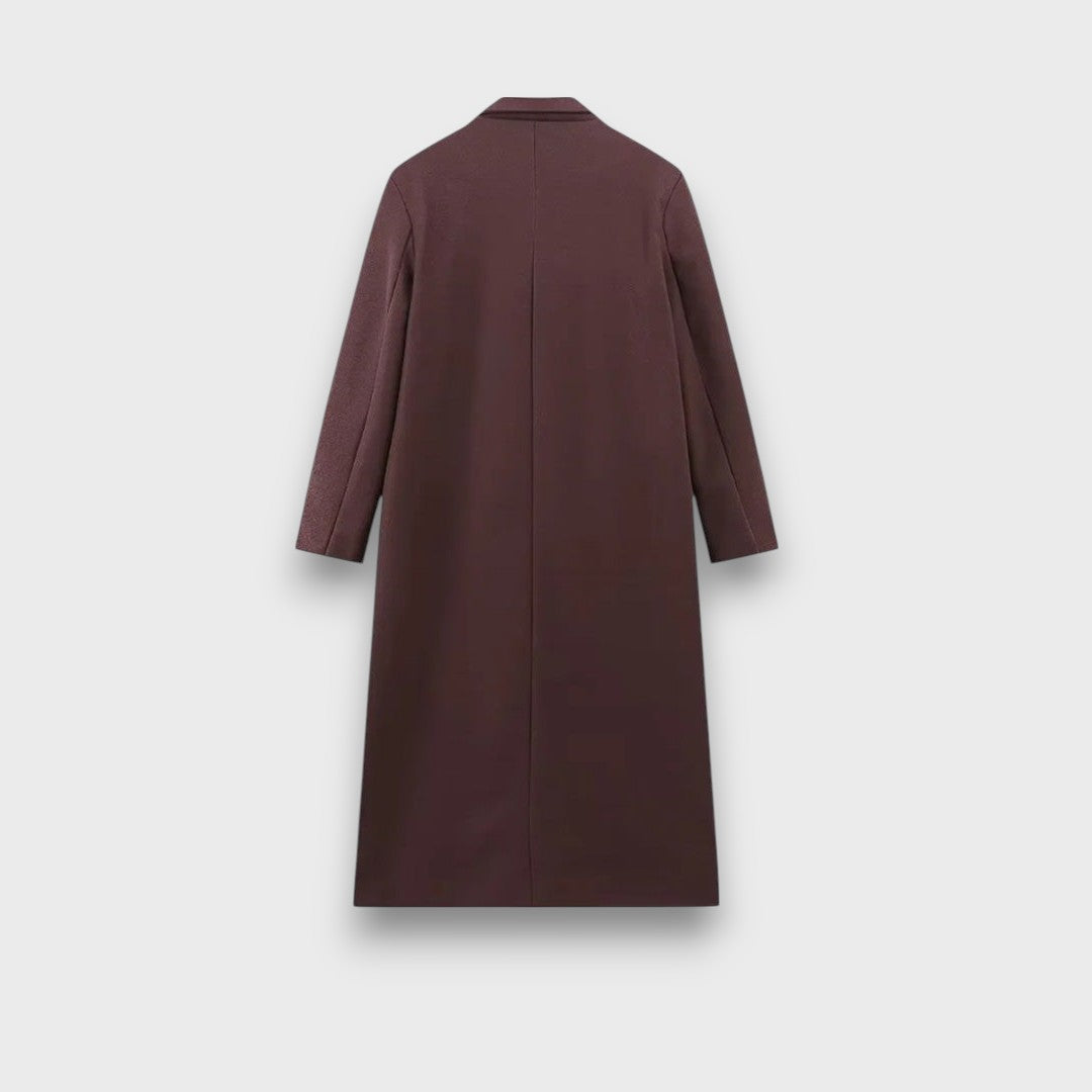 Oslaine™ - Bold Wool Coat with a Masculine Cut