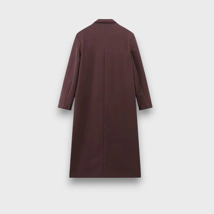 Oslaine™ - Bold Wool Coat with a Masculine Cut