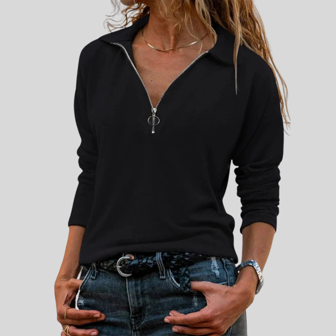 Nadine™ - Women's Half-Zip Sweater
