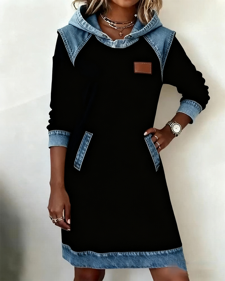 Niva™ - Chic Hooded Dress with a Versatile Design