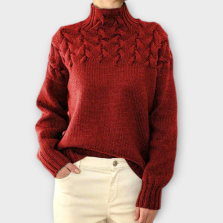 Eva™ - Cozy Chunky Cable Knit Sweater for Women