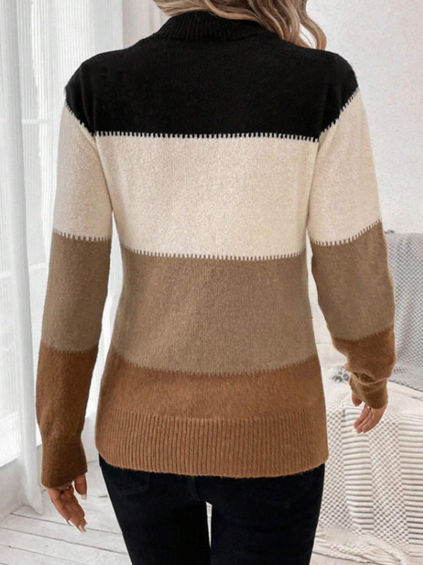 Zoey™ - Colorblock Knit Pullover
