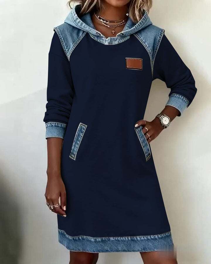 Niva™ - Chic Hooded Dress with a Versatile Design