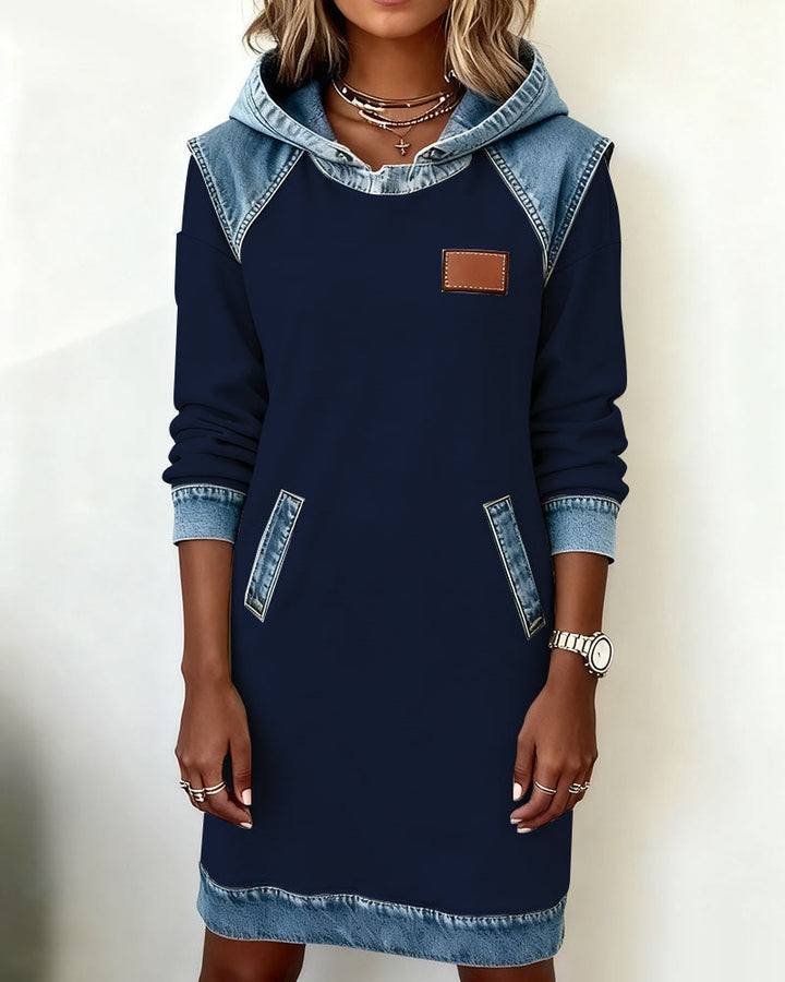 Niva™ - Chic Hooded Dress with a Versatile Design